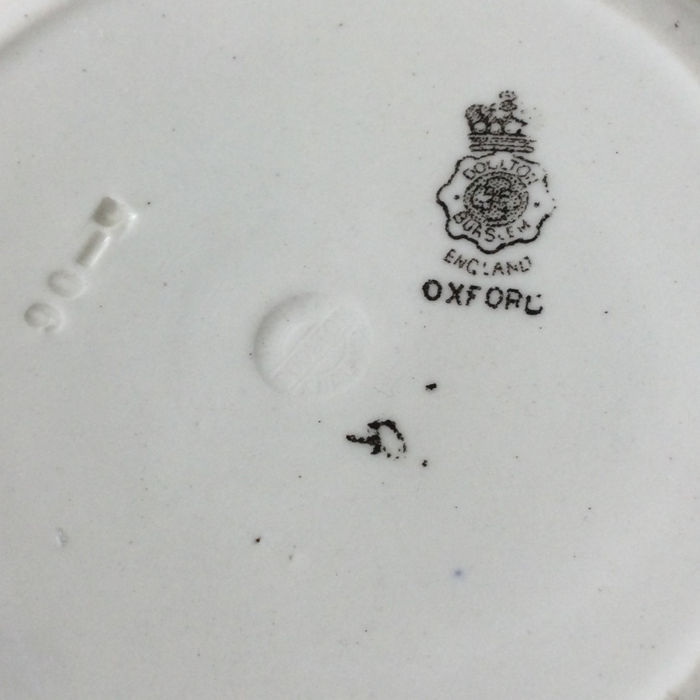 Antique Doulton Burslem 'Oxford' design appetiser / side / bread and butter plate 5.5". Victorian.