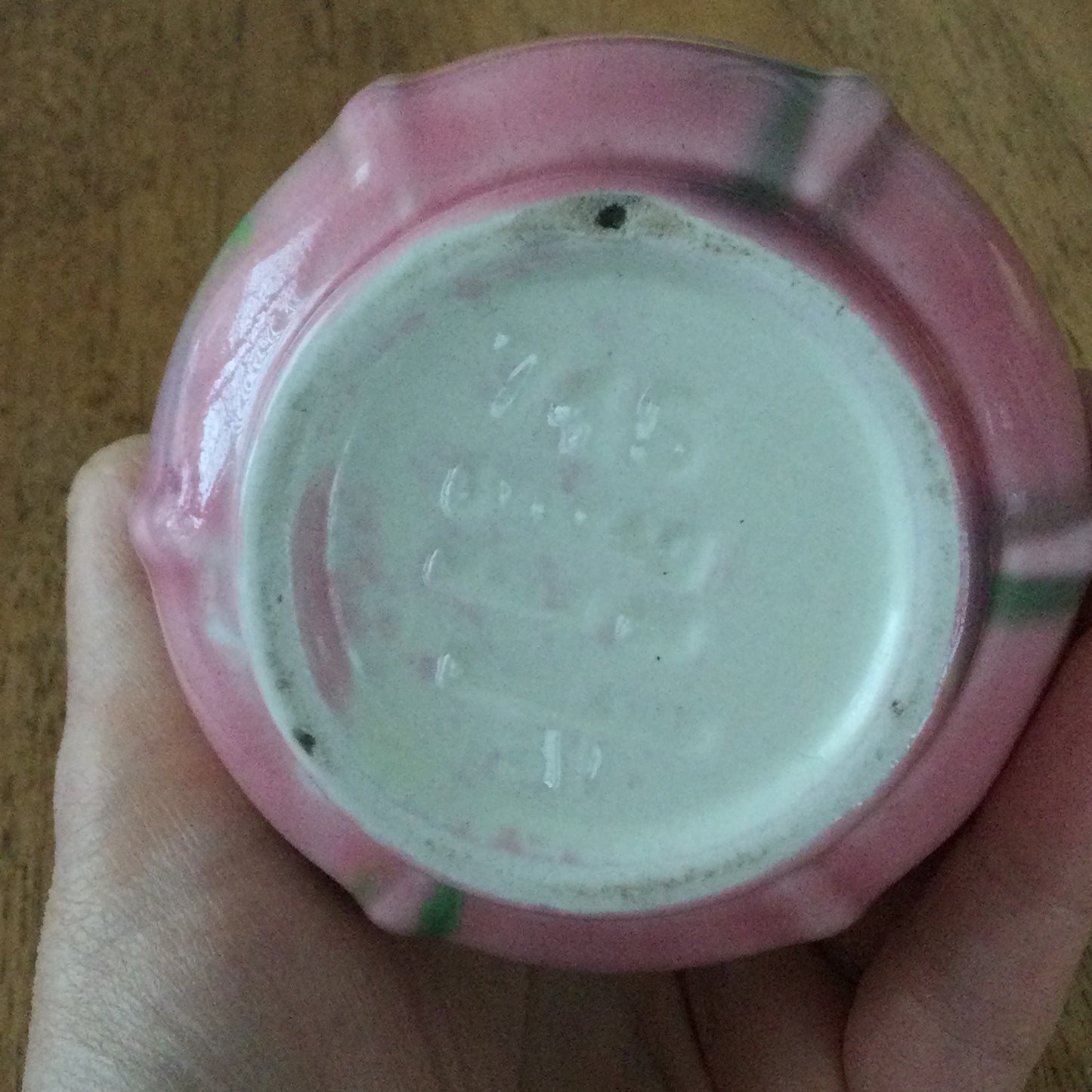 Vintage SylvaC Vase - Mould No. 745 | Mid Century Pink & Green Bulb Base Design | 12.5 cm High