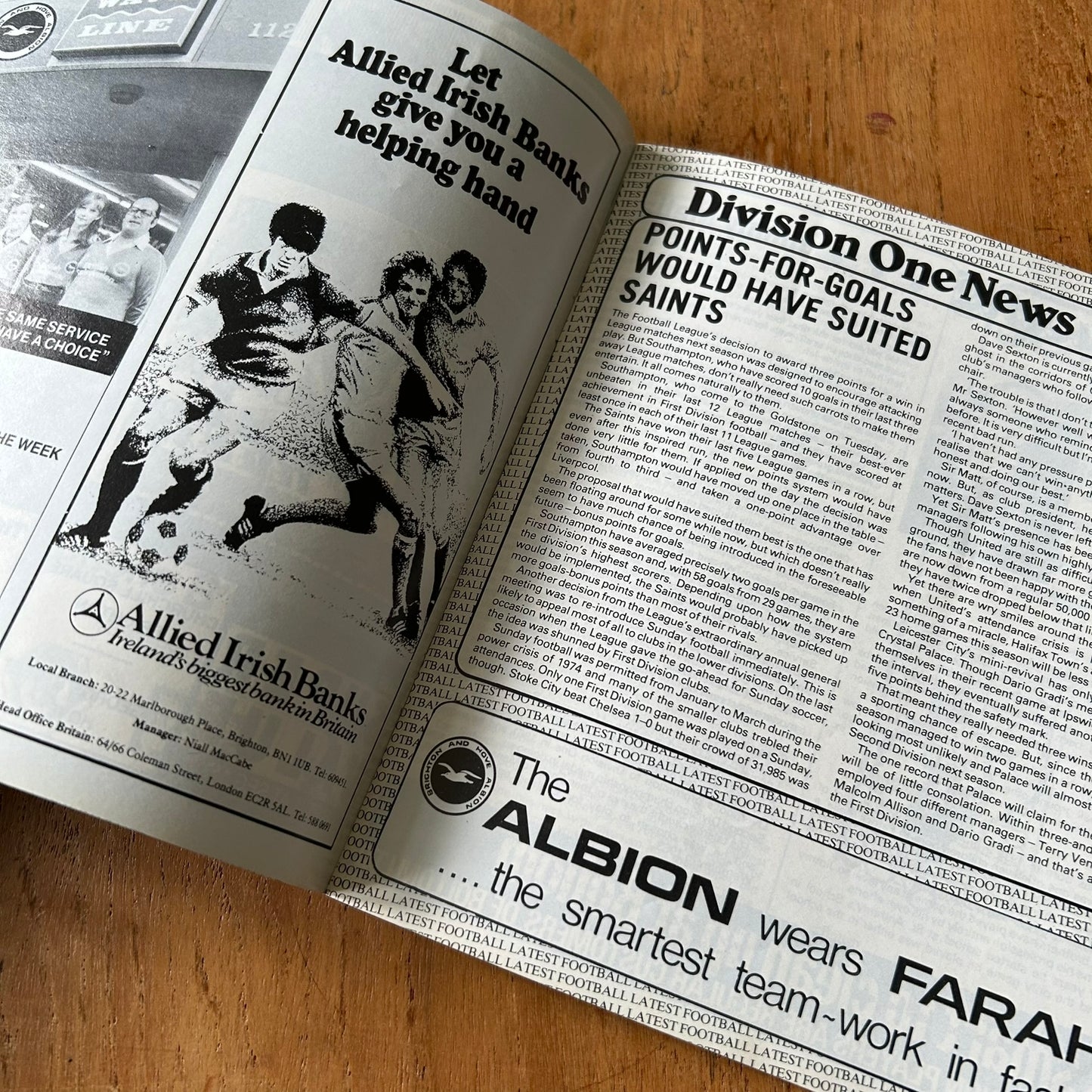 Brighton & Hove Albion v Liverpool Football Programme 1980/81 21/2/81 League Division 1