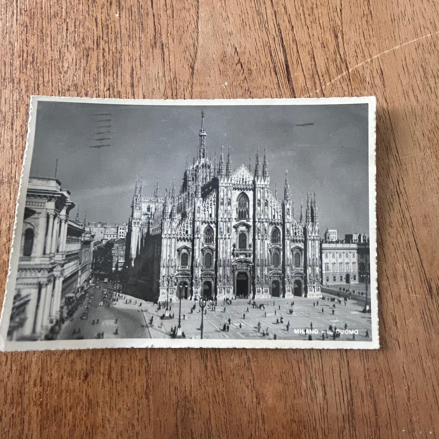 Vintage Postcard - 1940s 1946 - ITALY - Milan / Milano - Cathedral - Il Duomo - Black & White
