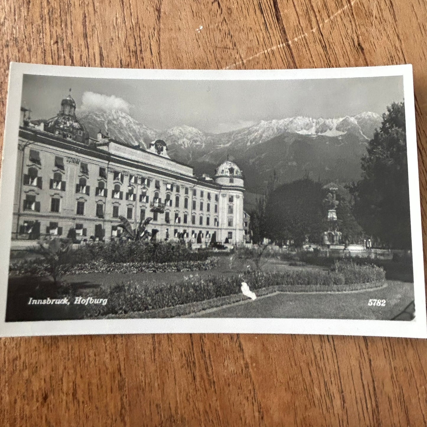 Vintage postcard - AUSTRIA - Hofburg, Innsbruck - Black And White - RP - #Slight Damage#