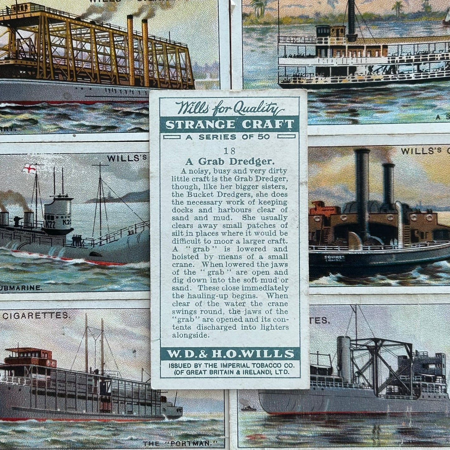 Wills Cigarette Cards - STRANGE CRAFT - 1931 - Sold Individually - Pick from the drop-down menu