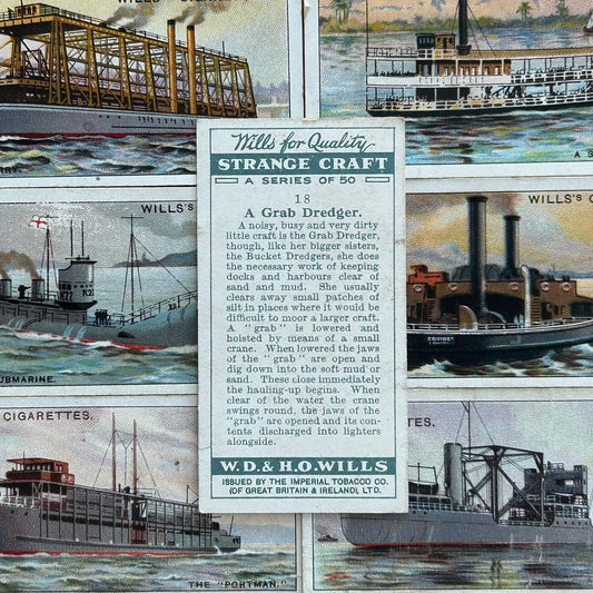 Wills Cigarette Cards -  STRANGE CRAFT - 1931 - Sold Individually - Pick from the drop-down menu