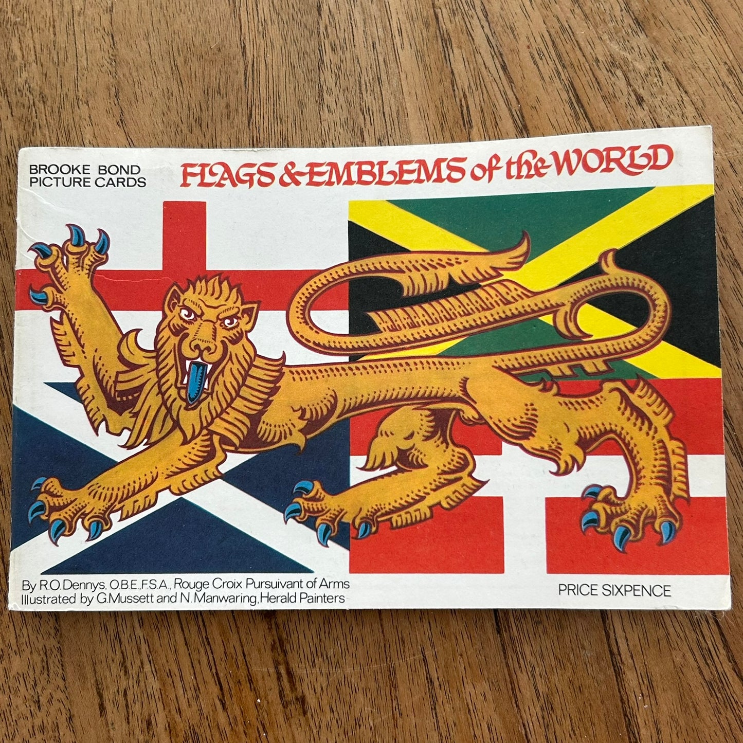 Full Set of Brooke Bond Tea Cards - Flags And Emblems Of The World - In Booklet - 1967 - VGC