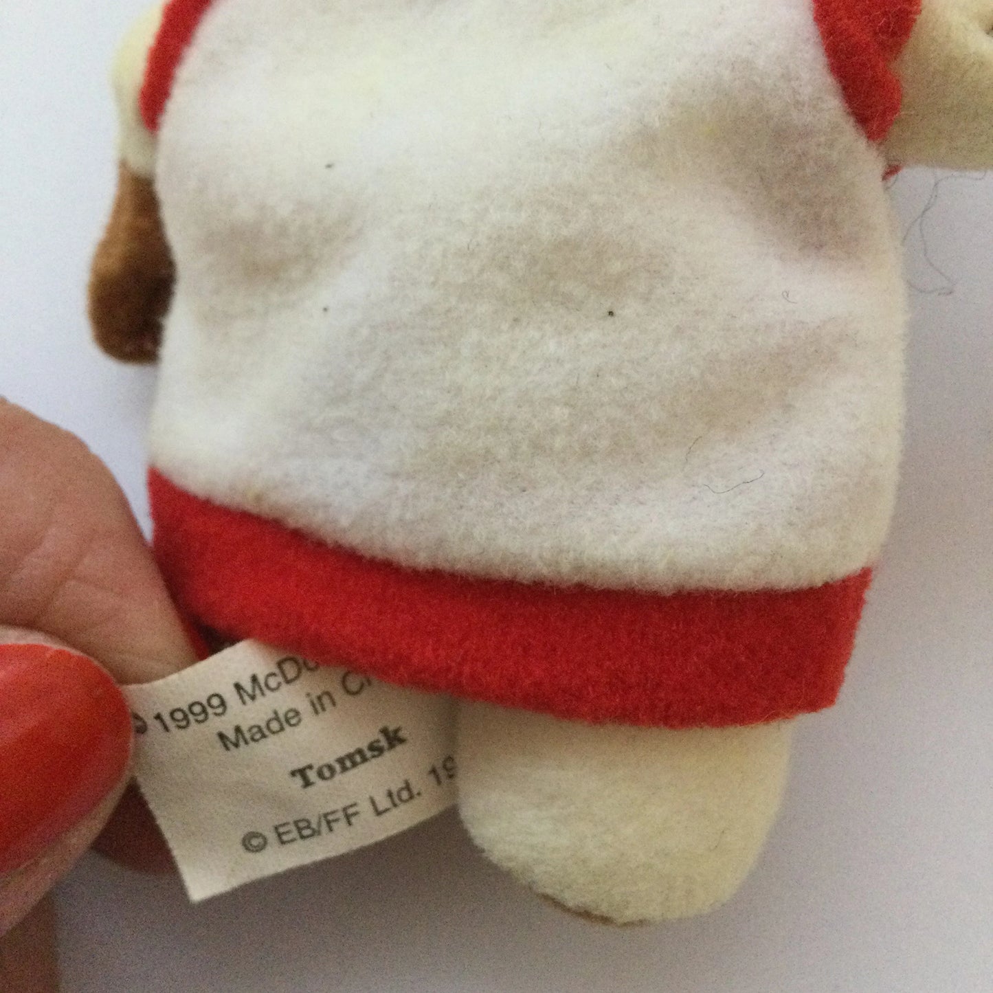McDonald's 1999 Womble Collectible Plush Toy – Tomsk | Vintage Happy Meal Soft Toy