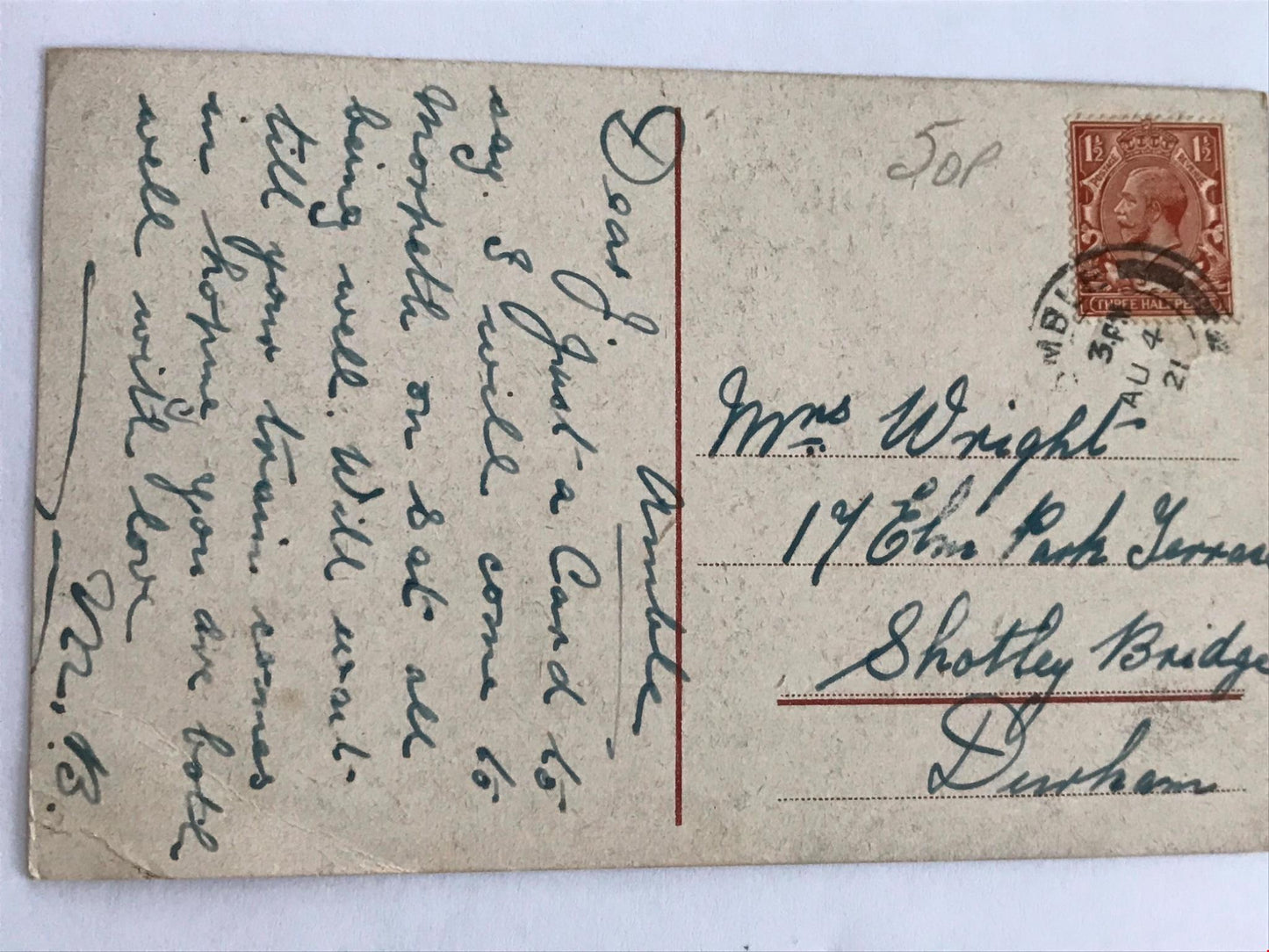 Antique / Vintage Postcard 1920s 1921 - NETHERLANDS HOLLAND - Rotterdam - SHIEDAMSCHEDIJK MUSEUM