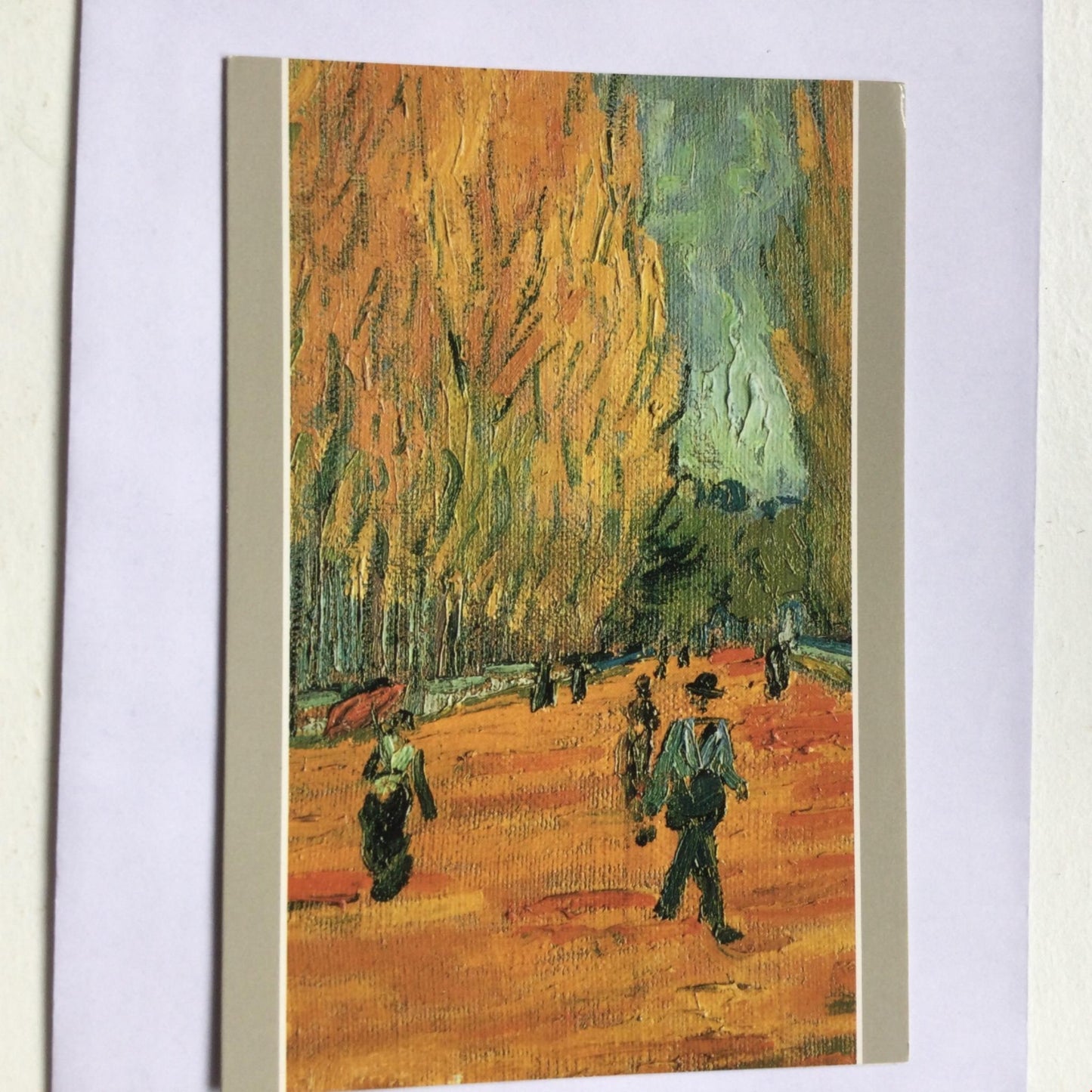 VAN GOGH AVENUE IN LES ALYSCAMPS Blank Card, No Envelope