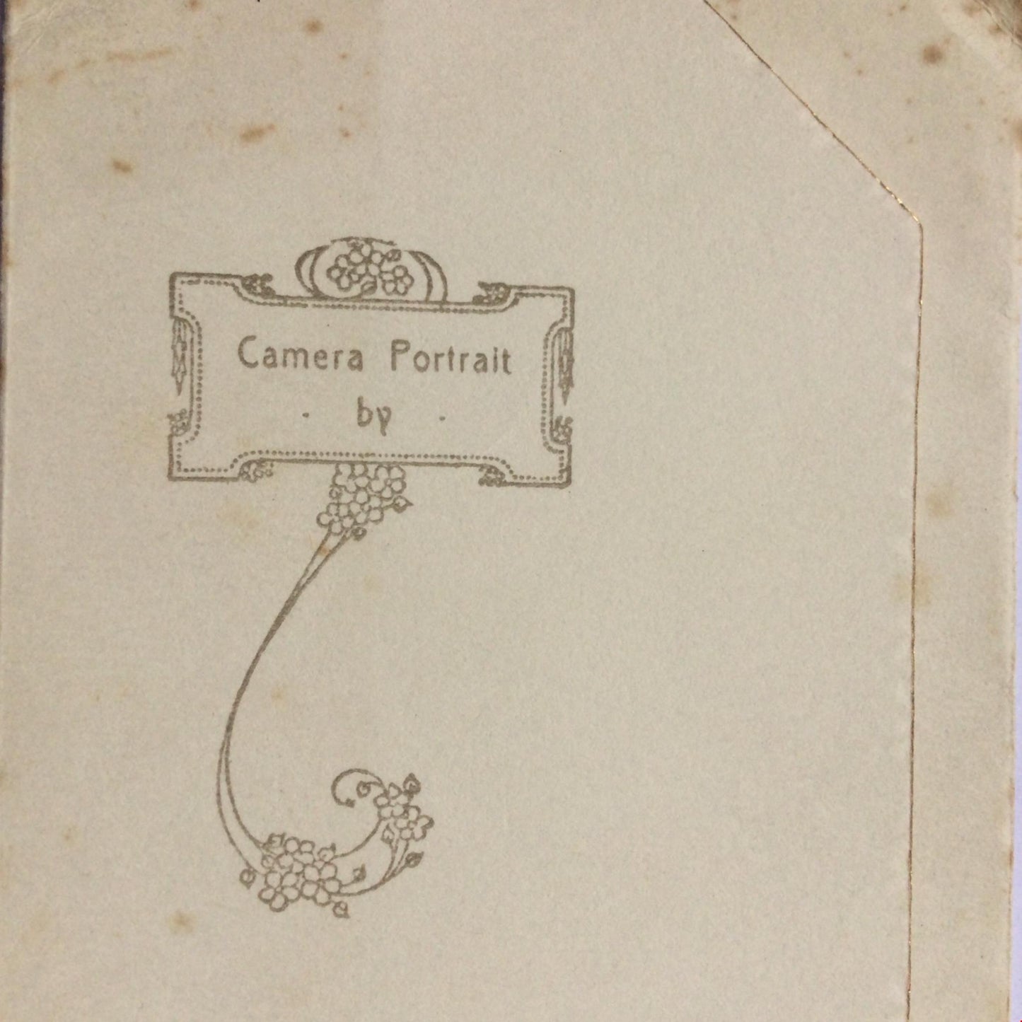 Empty Vintage Photo Wallet from A & G Taylor 59 Queen St Cardiff Ephemera