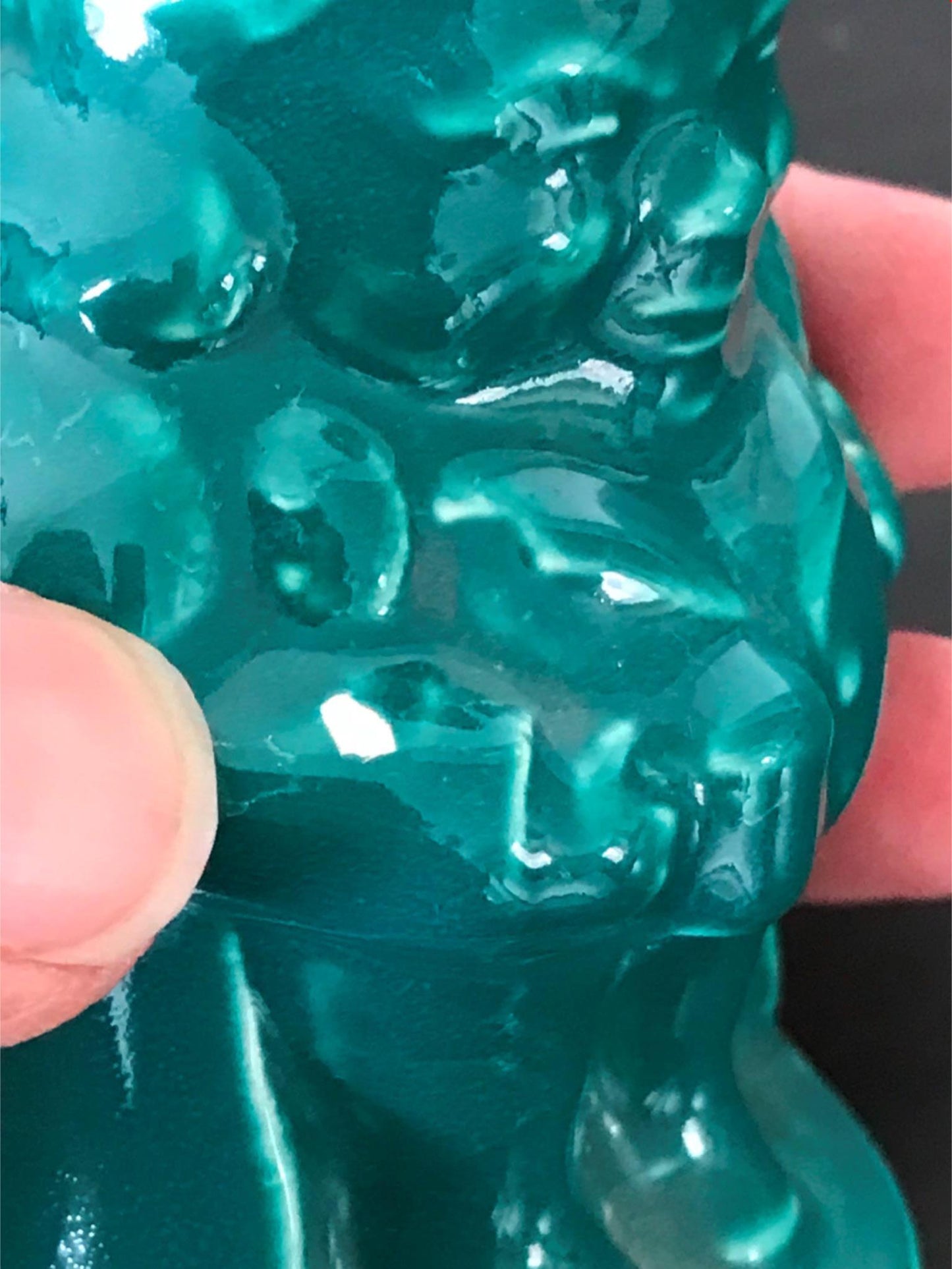 Burlington Ware Toby Jug Blue Green 9 cm Miniature VGC UNUSUAL 1950s Mid Century