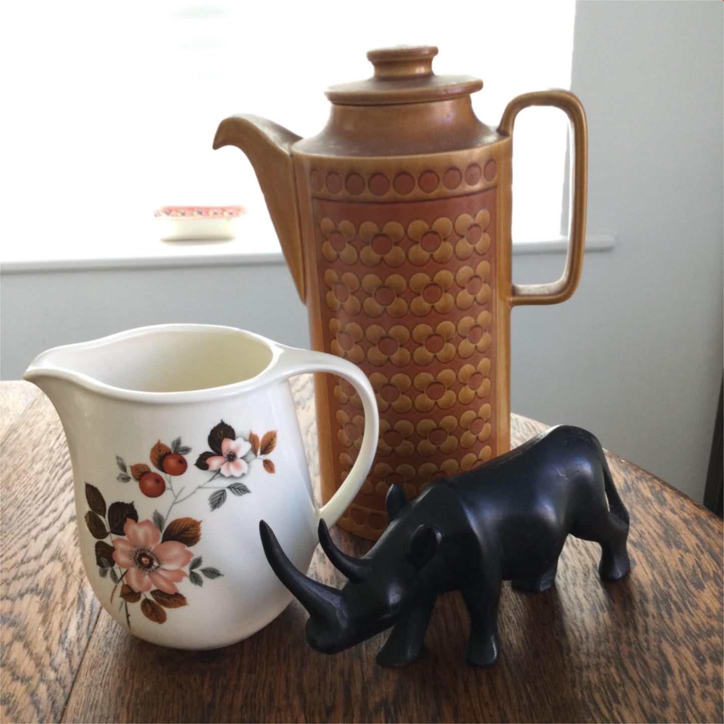 Hornsea Saffron 1970s Coffee Pot iconic 70s design vgc vintage retro brown