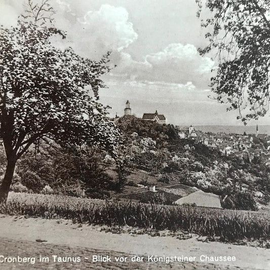 Vintage Postcard GERMANY - CRONBERG IM TAUNUS 1930s posted 1934 in England