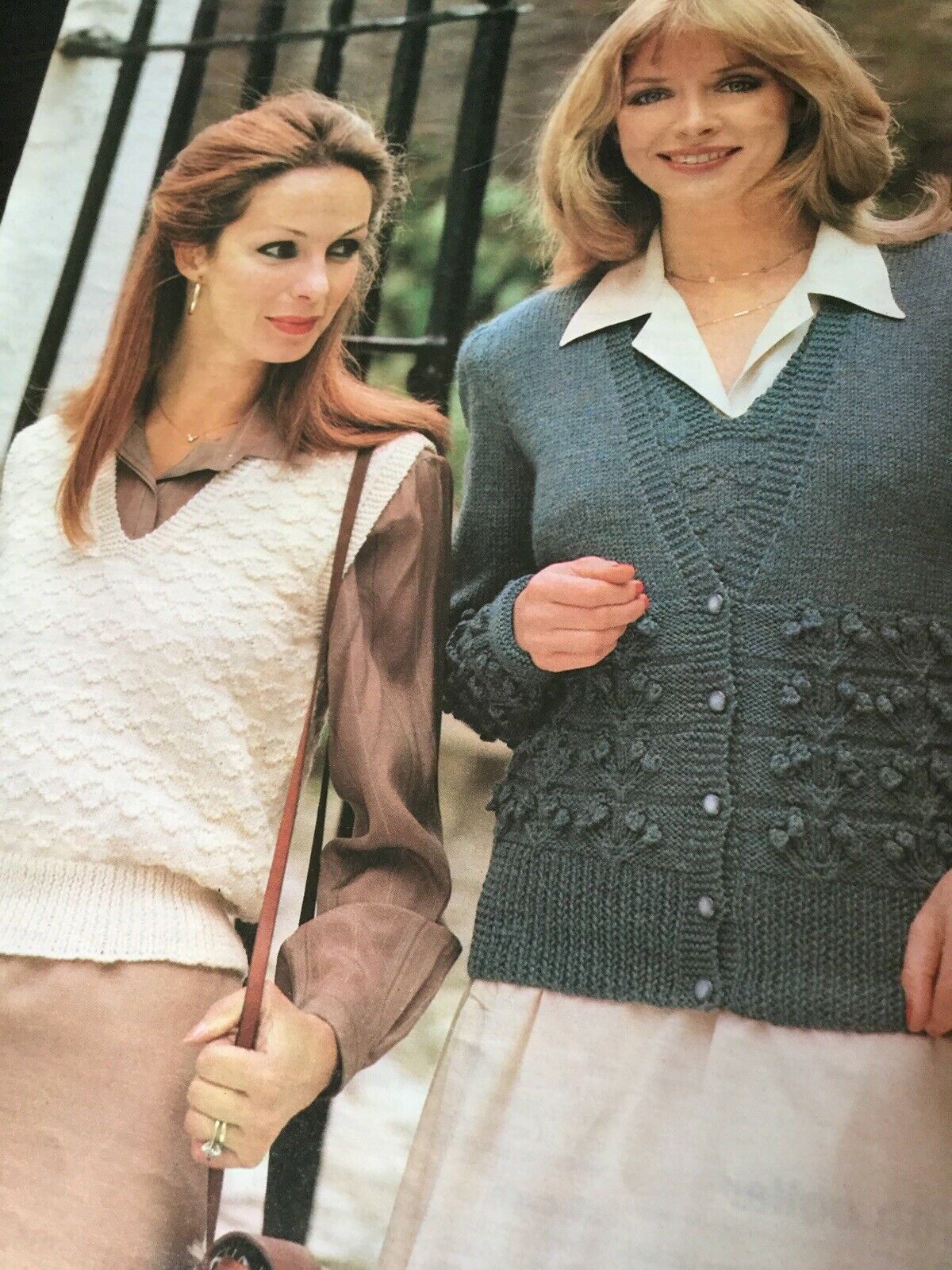Vintage 1970s Falcon Knitting Pattern Booklet. Womens Dress, Cardigan, Jumper, Waistcoat