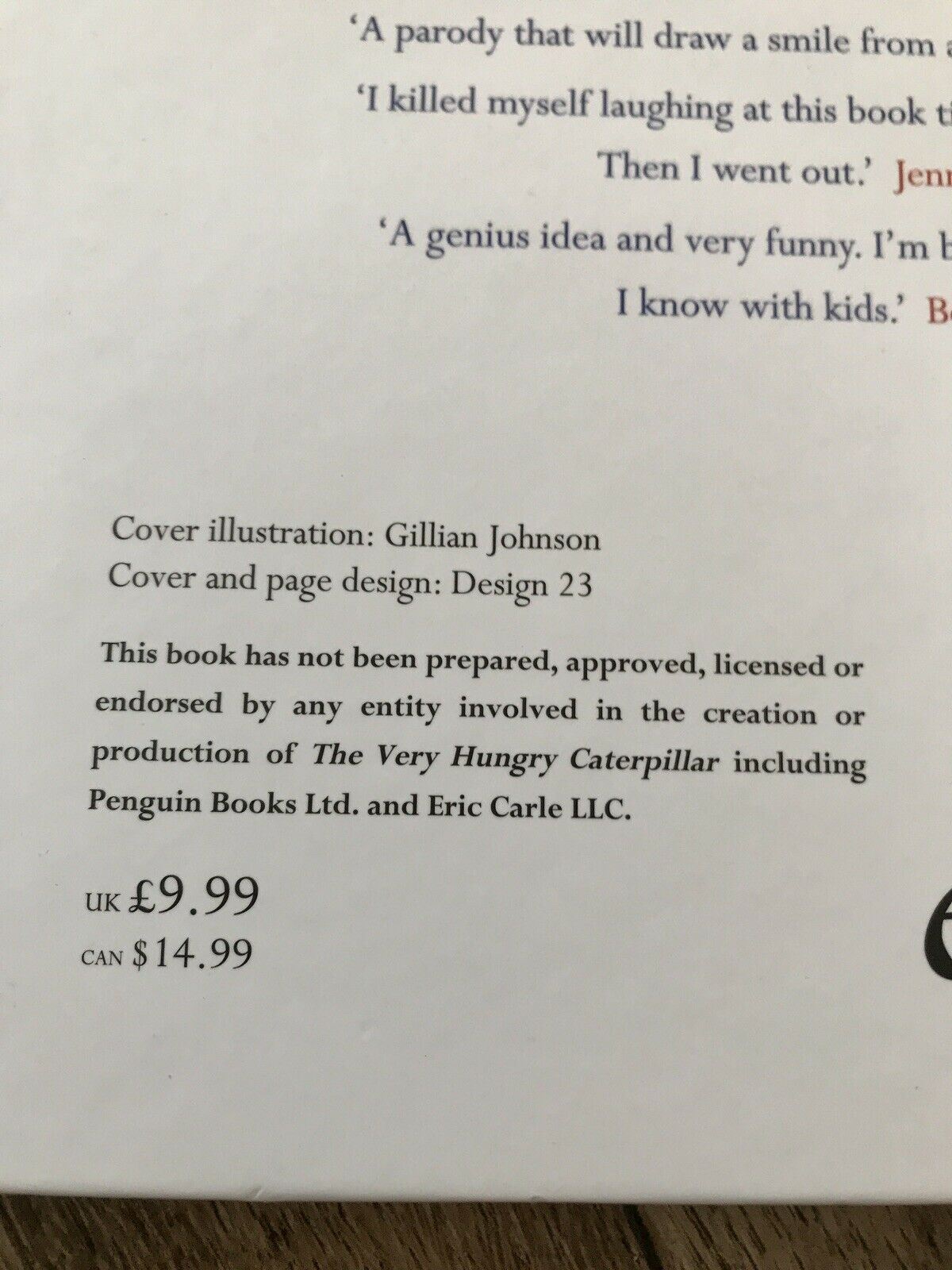 The Very Hungover Caterpillar - A Parody - Book - Funny Book About Drinking