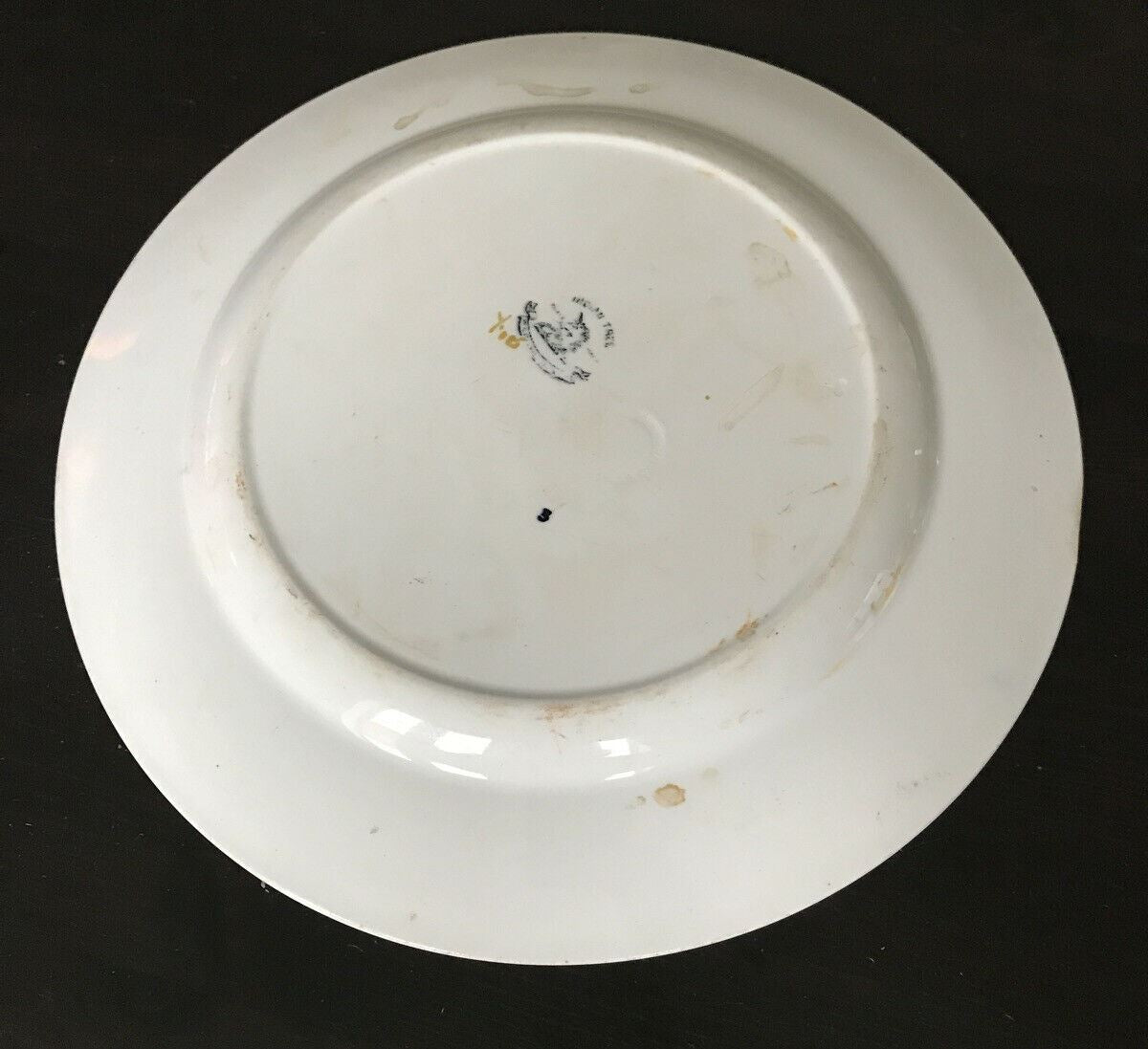 Wedgwood & Co Unicorn Indian Tree 10" Dinner Plate. Vintage. Pink Green. Floral. Pretty