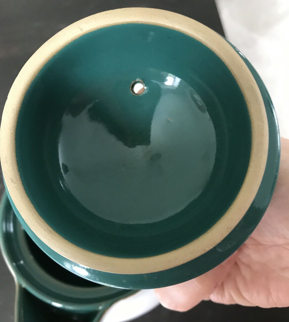 Vintage Mid Century Denby Coffee Pot Greenwheat Iconic Design 50s 60s 70s Green