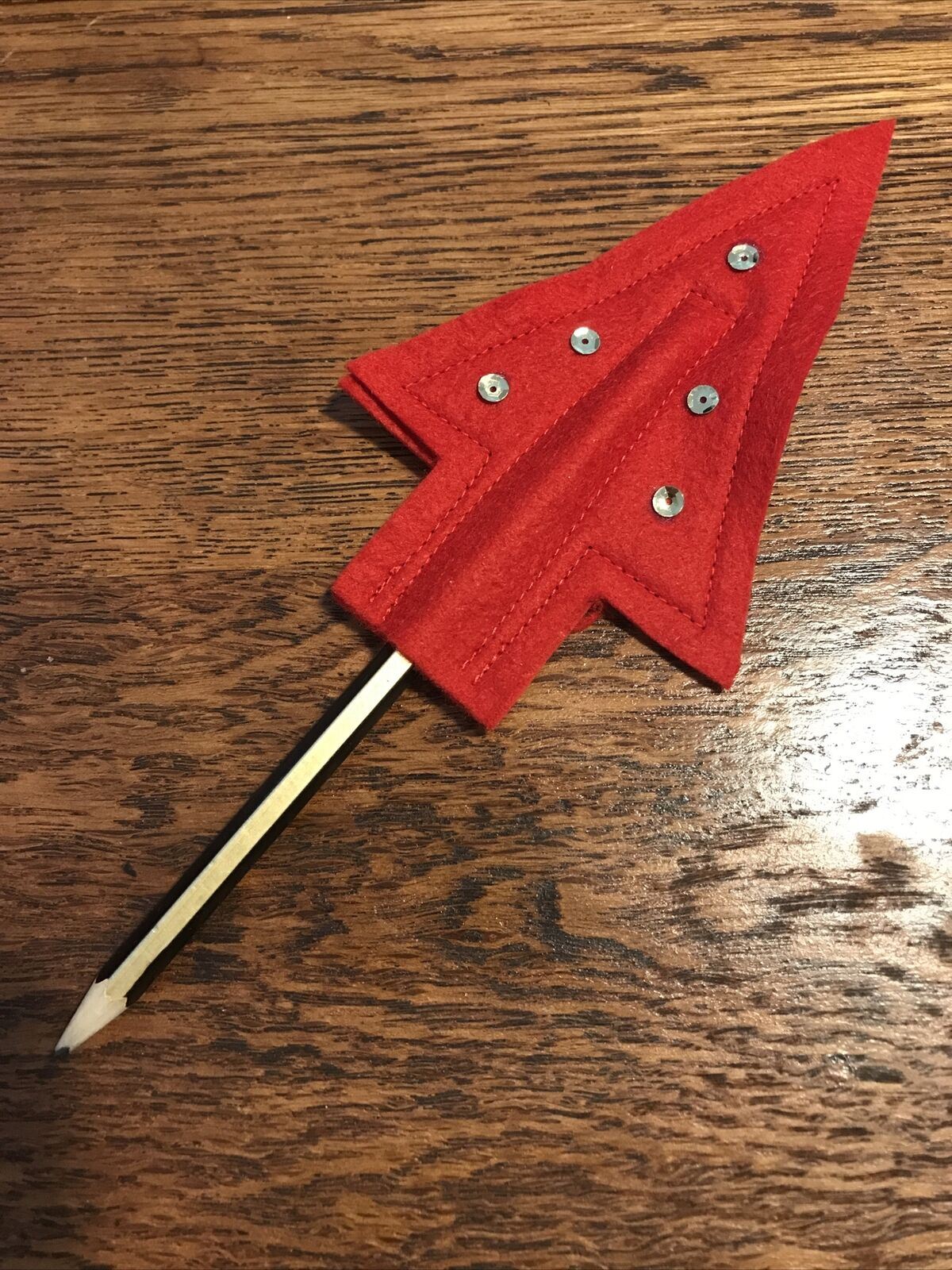 Handmade Stocking Fillers Christmas Tree Pen Topper Pencil Toppers Gift Kids x 2