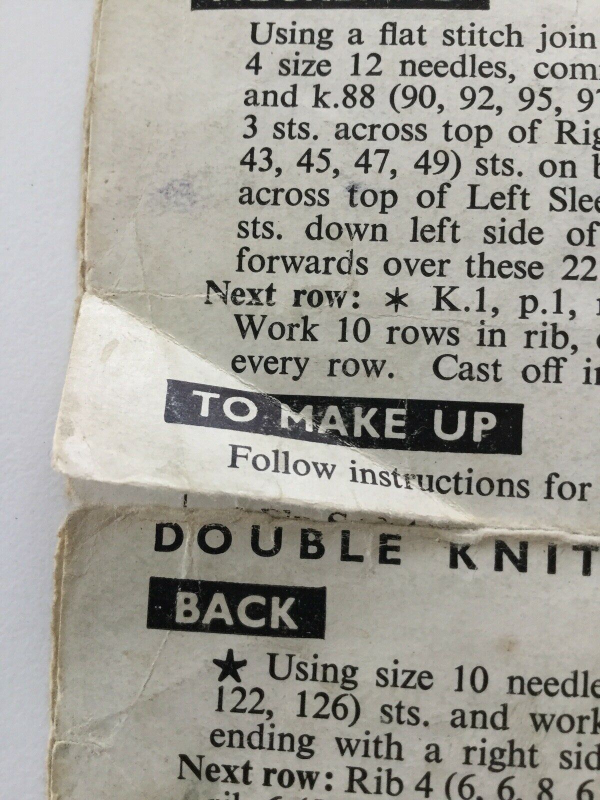 Vintage Knitting Pattern 1960s Mans V Neck Sweater Jumper Emu 4157 Chest