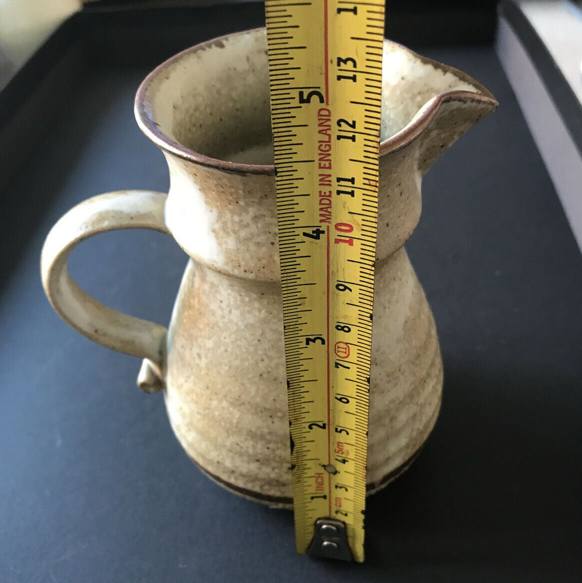 Handmade Studio Jug. Draycote Pottery. Natural Colours. Rustic. Country Style.