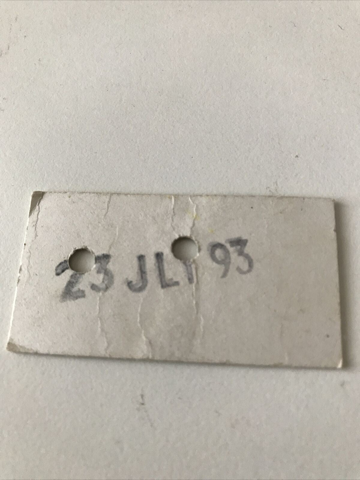 Railway Memorabilia Haverthwaite - Lakeside Return Ticket 1993 July 23 1990s