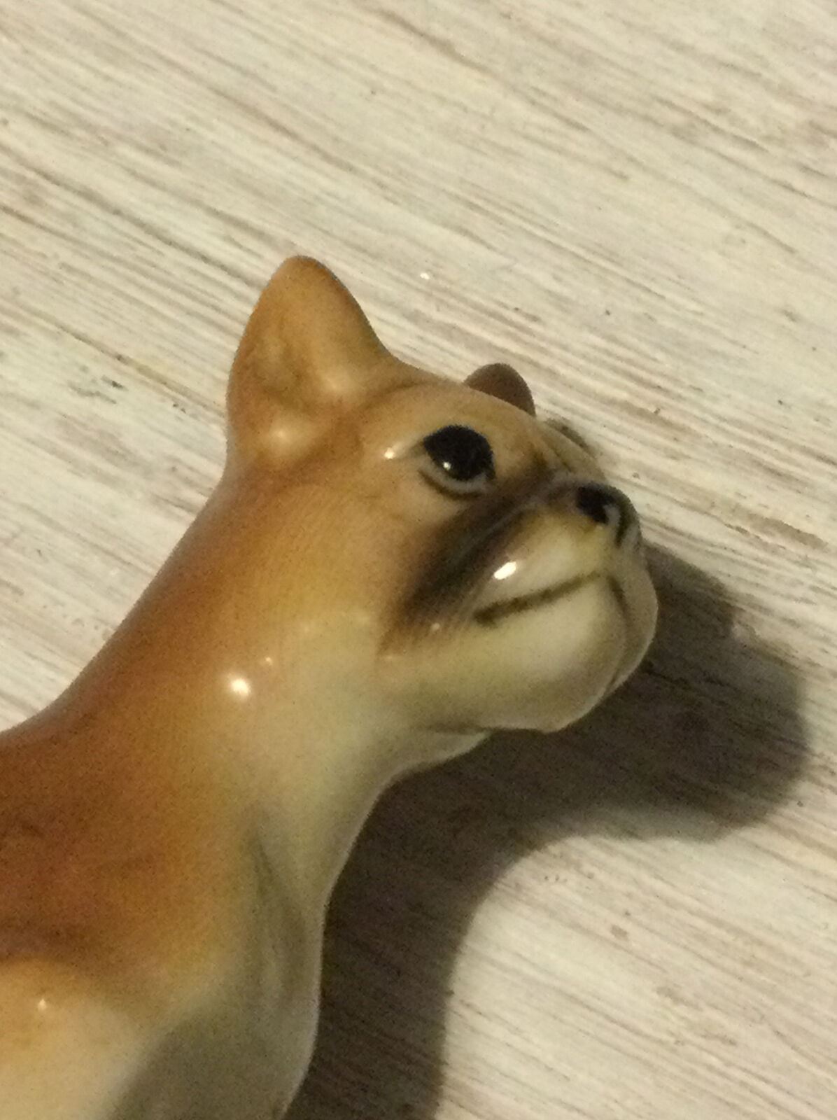 Boxer Dog Miniature Bone China Ornament Figurine Dog Lovers Gift Approx 6.5 cm