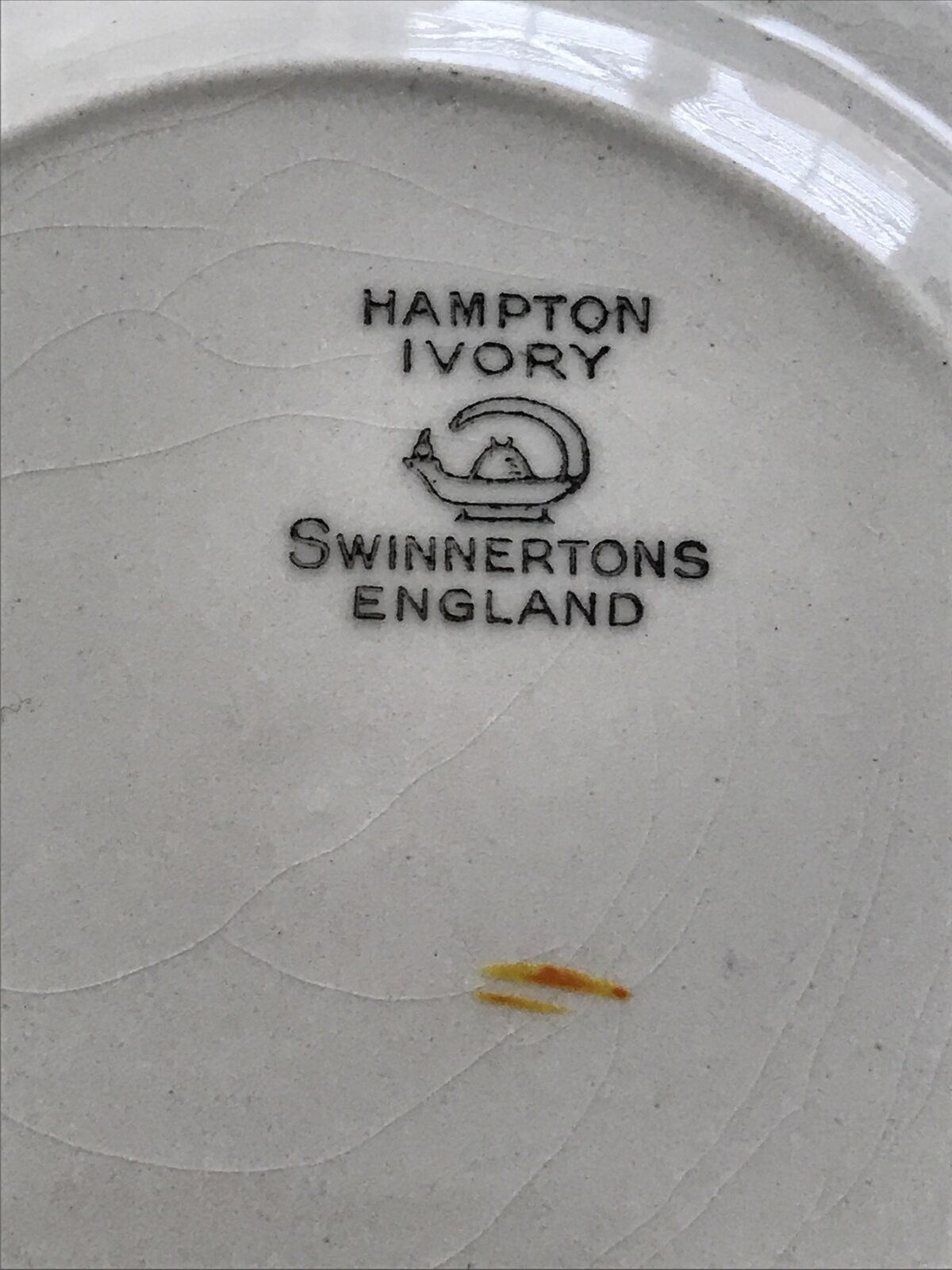 Set Of 6 X Tea Plates - Swinnertons Hampton - Vintage 30s/40s Art Deco - Chinese Scene