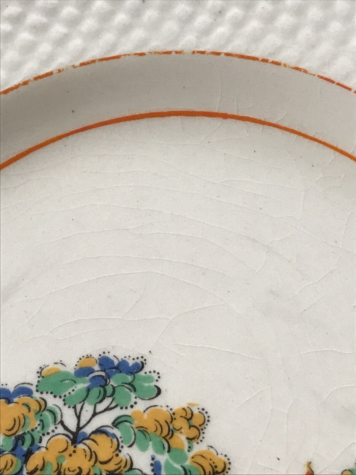 Set Of 6 X Tea Plates - Swinnertons Hampton - Vintage 30s/40s Art Deco - Chinese Scene