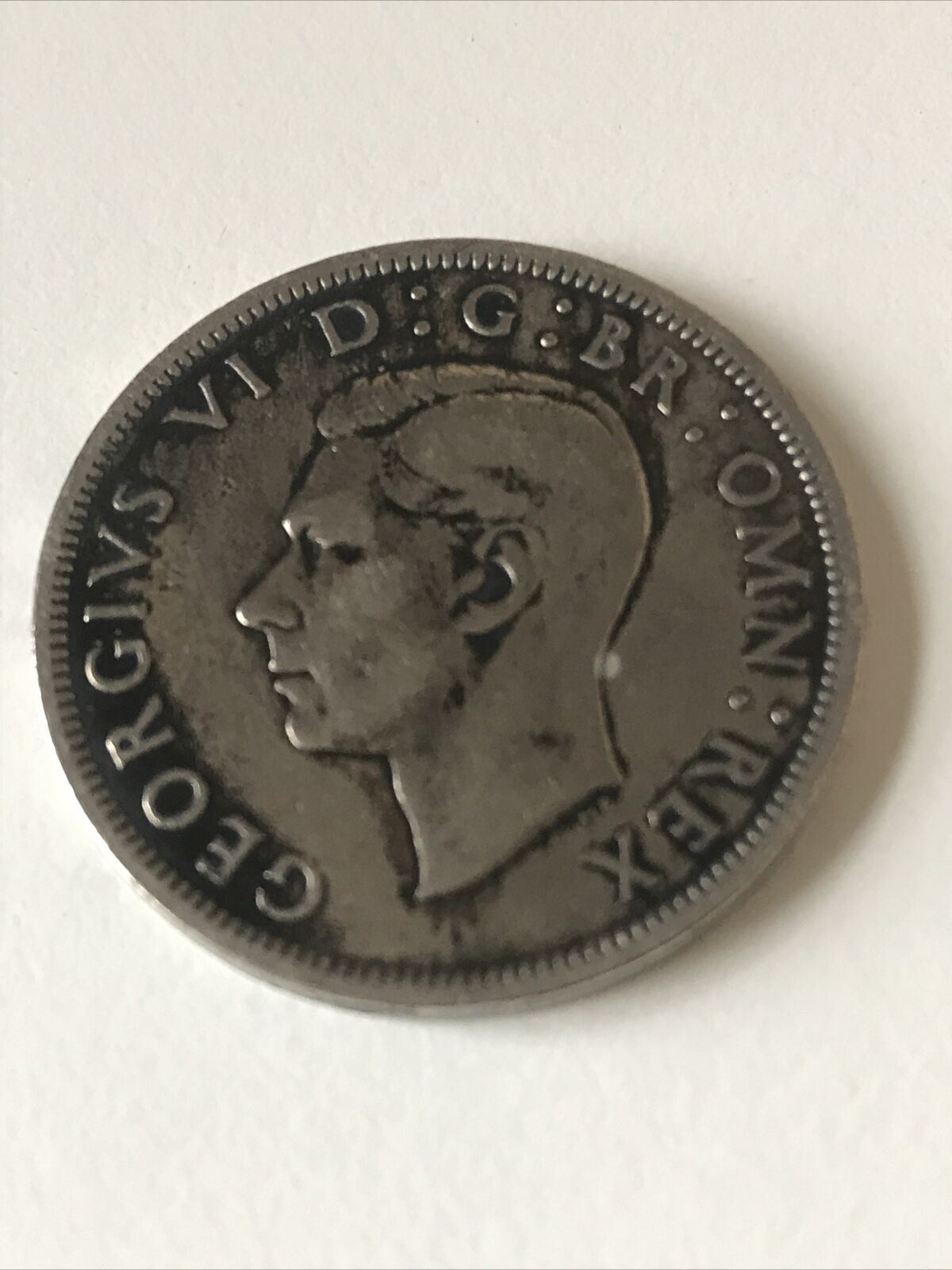 Vintage George VI Half Crown Coin 1950