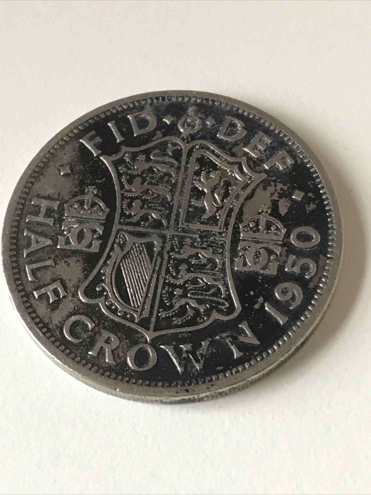 Vintage George VI Half Crown Coin 1950
