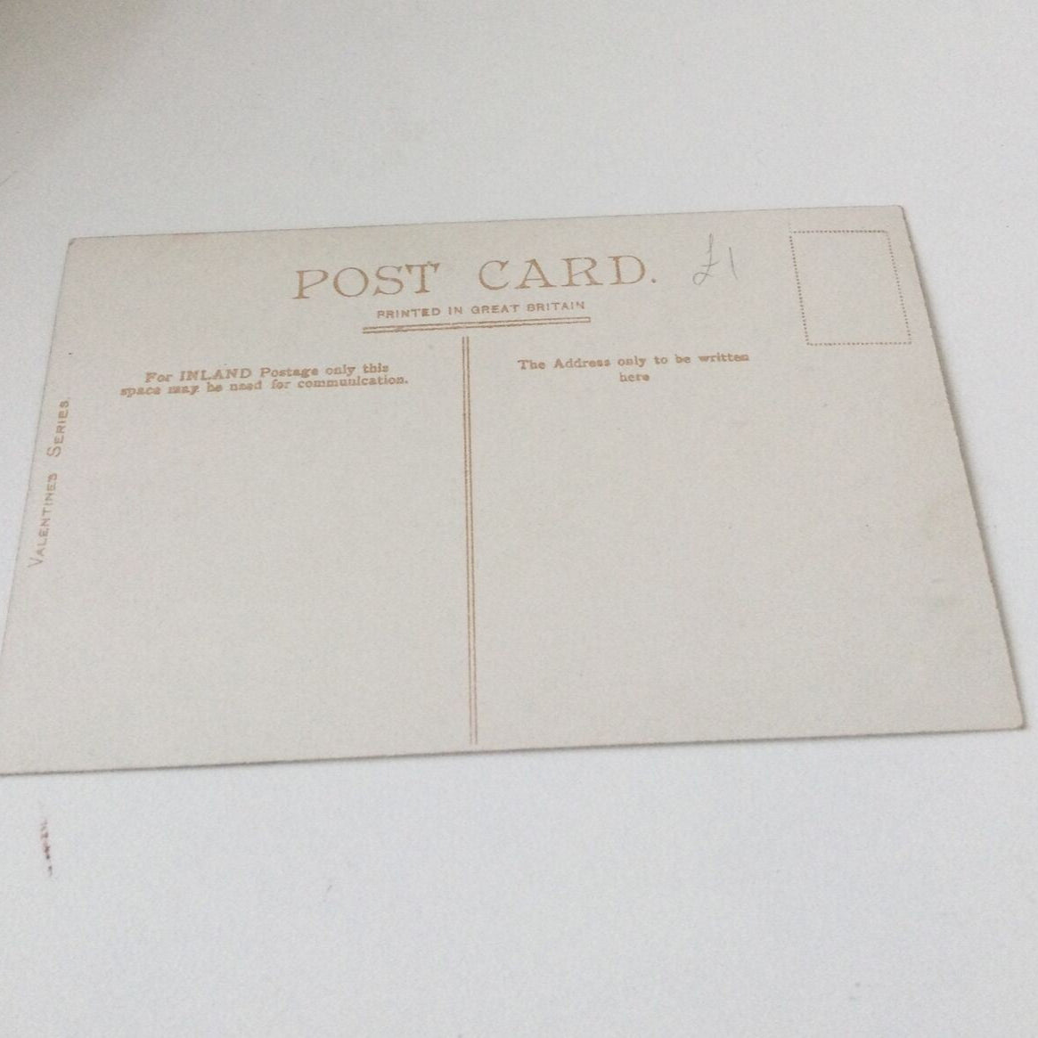 Vintage Postcard - Colour Print With Sepia - Leamington Parish Church - Valentines - Unposted