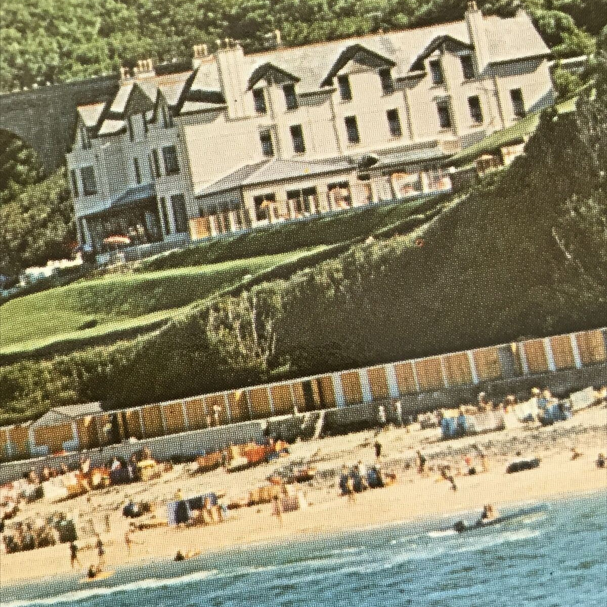 Vintage CORNWALL Postcard - Carbis Bay - Beach Scene - Murray King -
