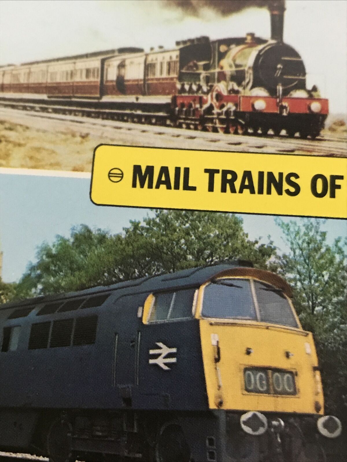 Vintage Postcard Mail Trains Of The South West Inter City 125 D1013 Western Rang