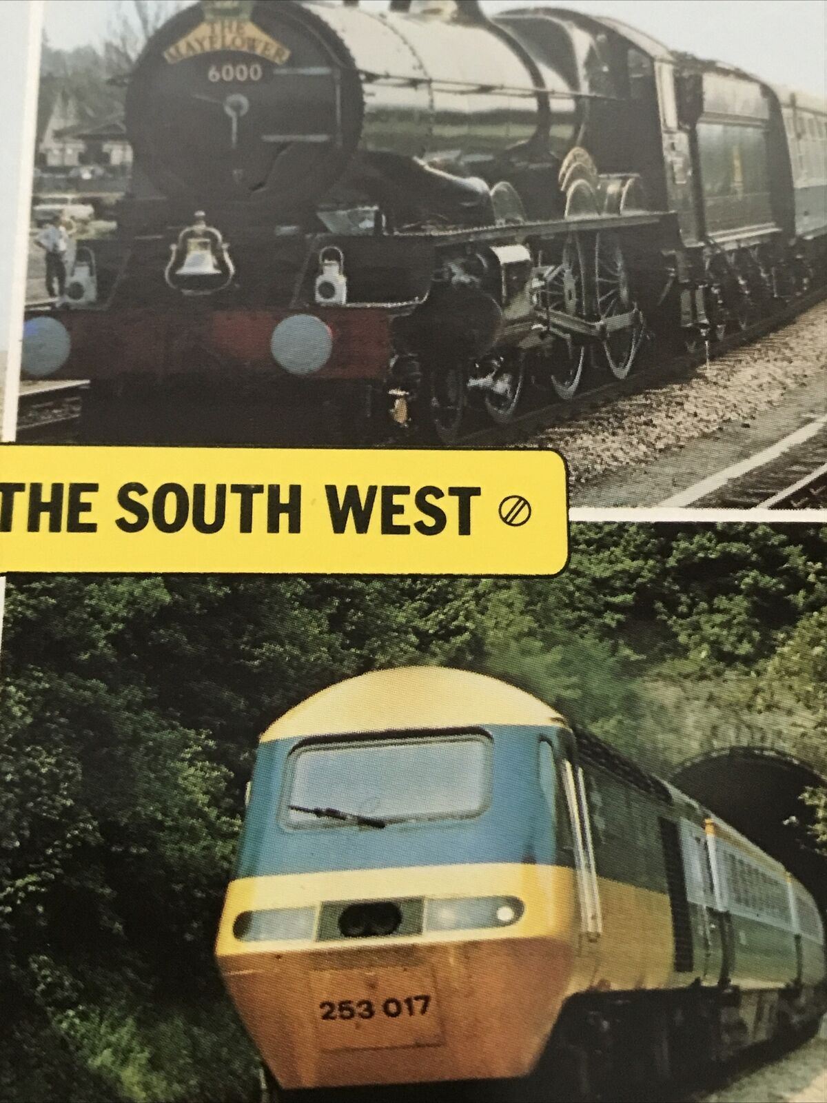 Vintage Postcard Mail Trains Of The South West Inter City 125 D1013 Western Rang