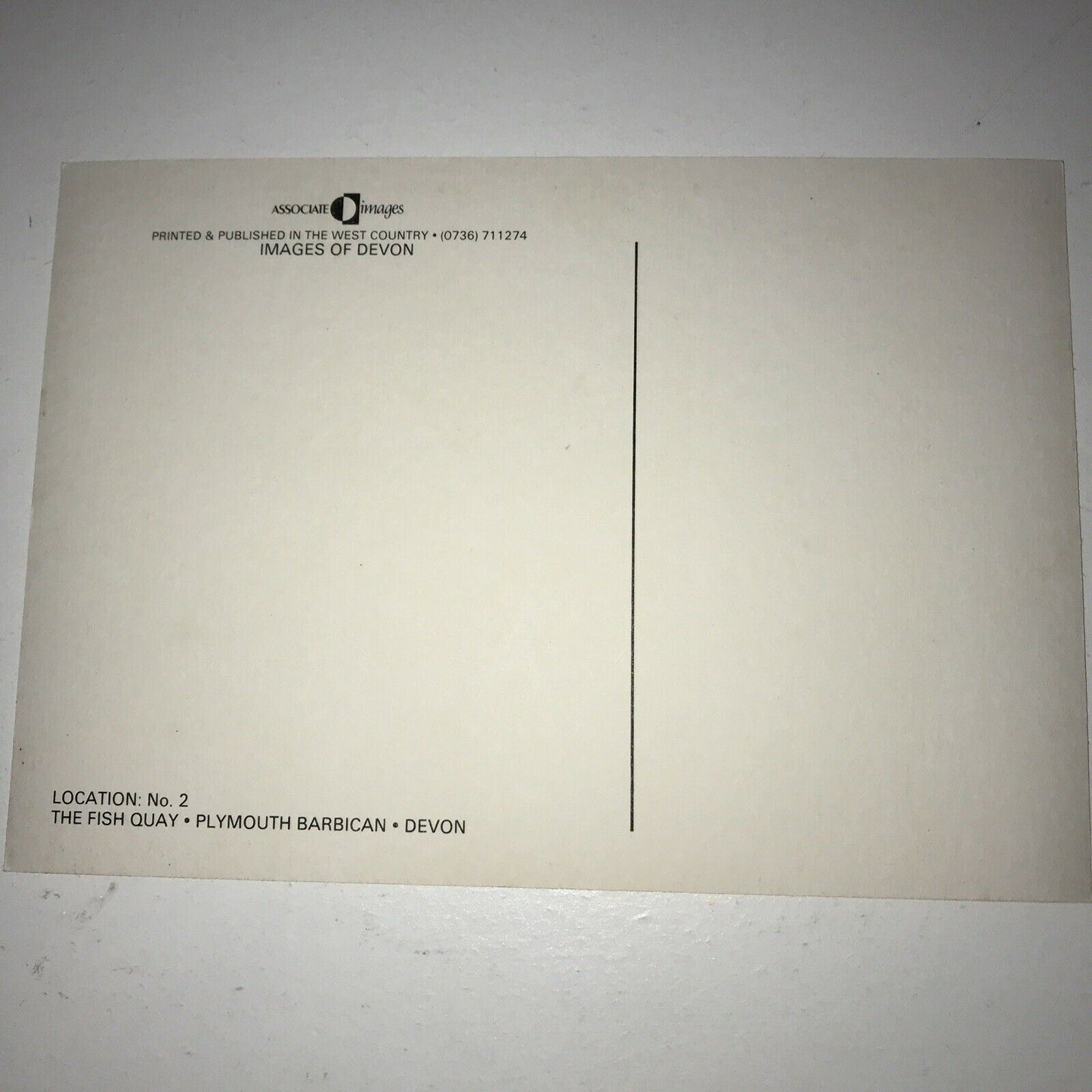 Postcard Plymouth Devon Barbican Harbour Boats Waterside Town Unposted