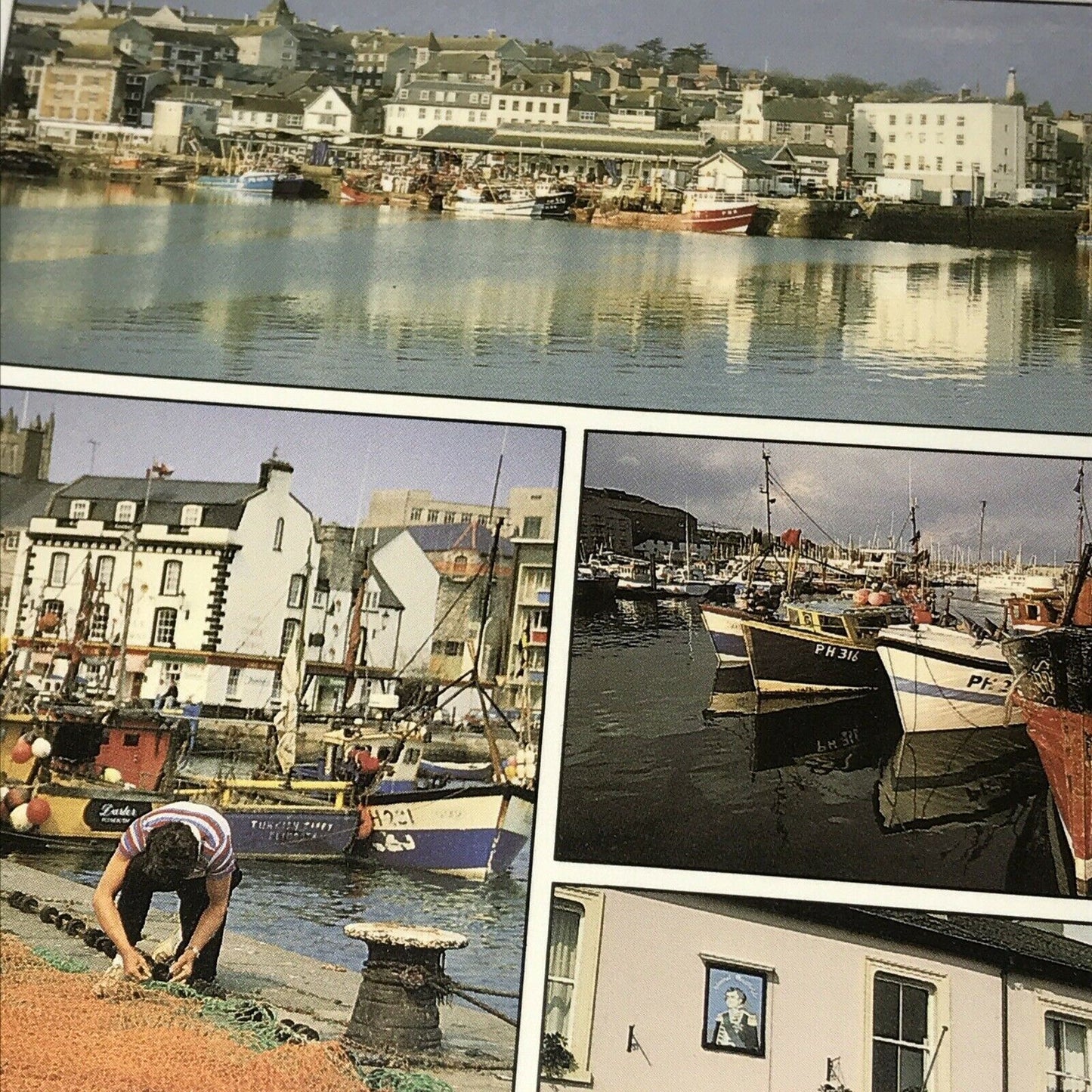 Postcard - ENGLAND - Plymouth Devon - Harbour - Fishing Boats Around The Barbican - Unposted
