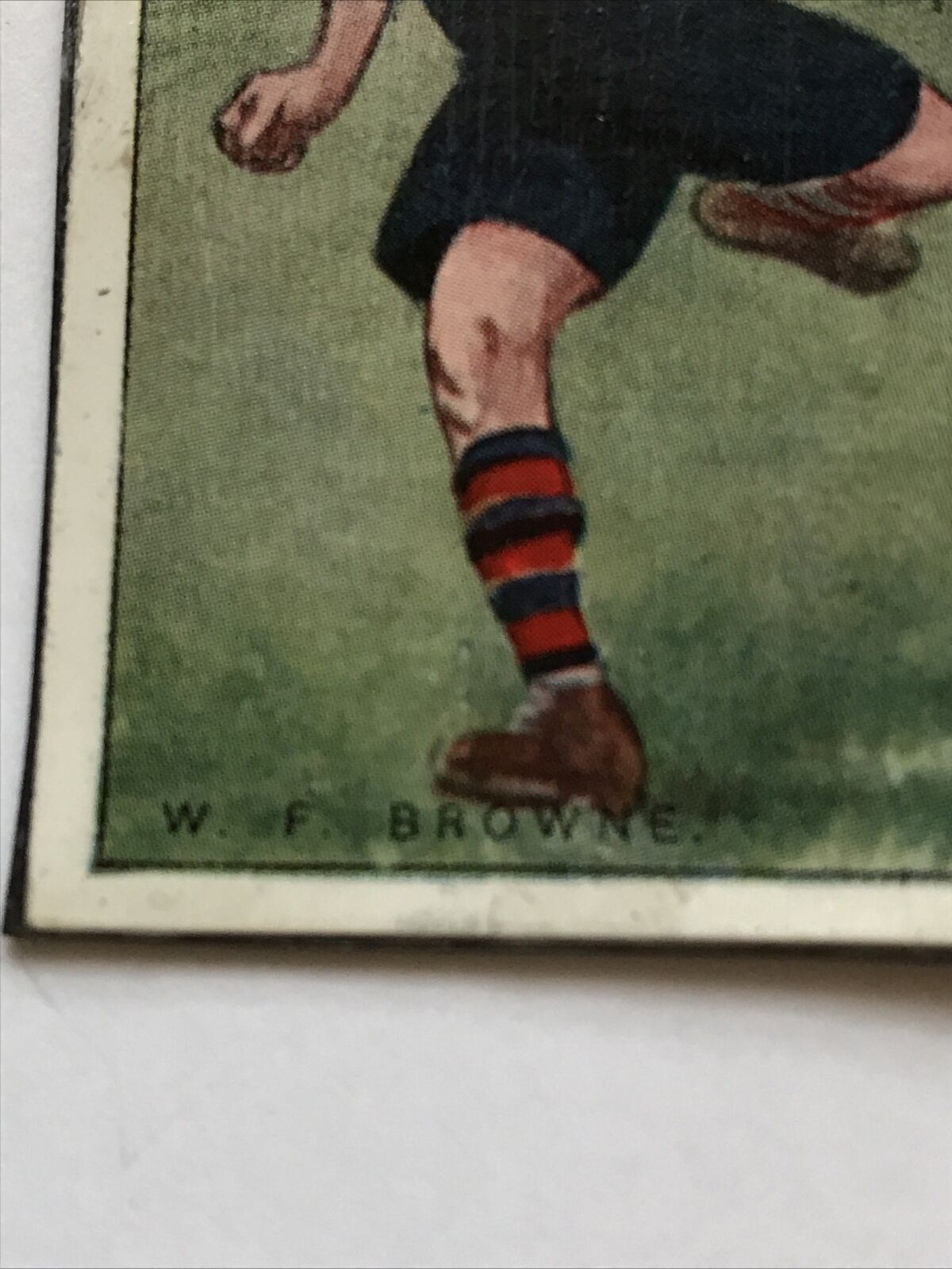 Set of 3 Rugby Fridge Magnets Made From Vintage Players Cigarette Cards BROWNE, WAKEFIELD, BROWNE
