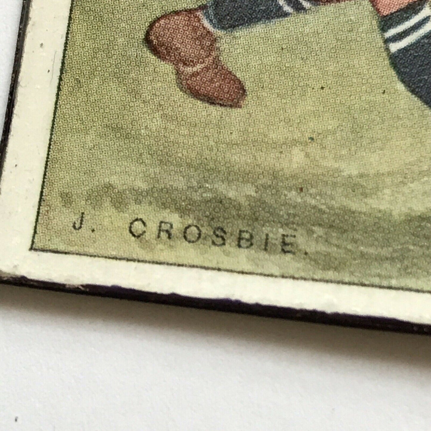 Set of 3 Rugby Fridge Magnets Made From Vintage Players Cigarette Cards Macmyn, Crosbie, Cussen