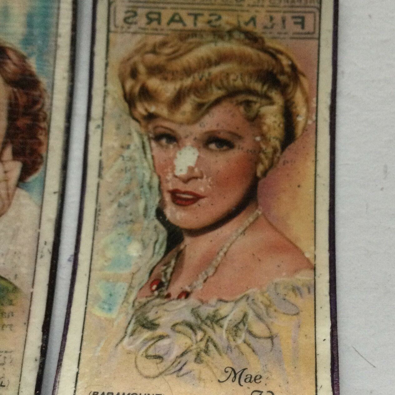 1930s Film Star Fridge Magnets Leslie Howard Ann Dvorak Mae West cigarette cards
