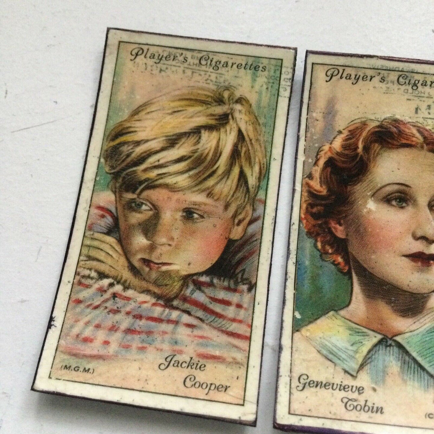 1930s Film Star Fridge Magnets Jackie Cooper Genevieve Tobin Robertson Hare