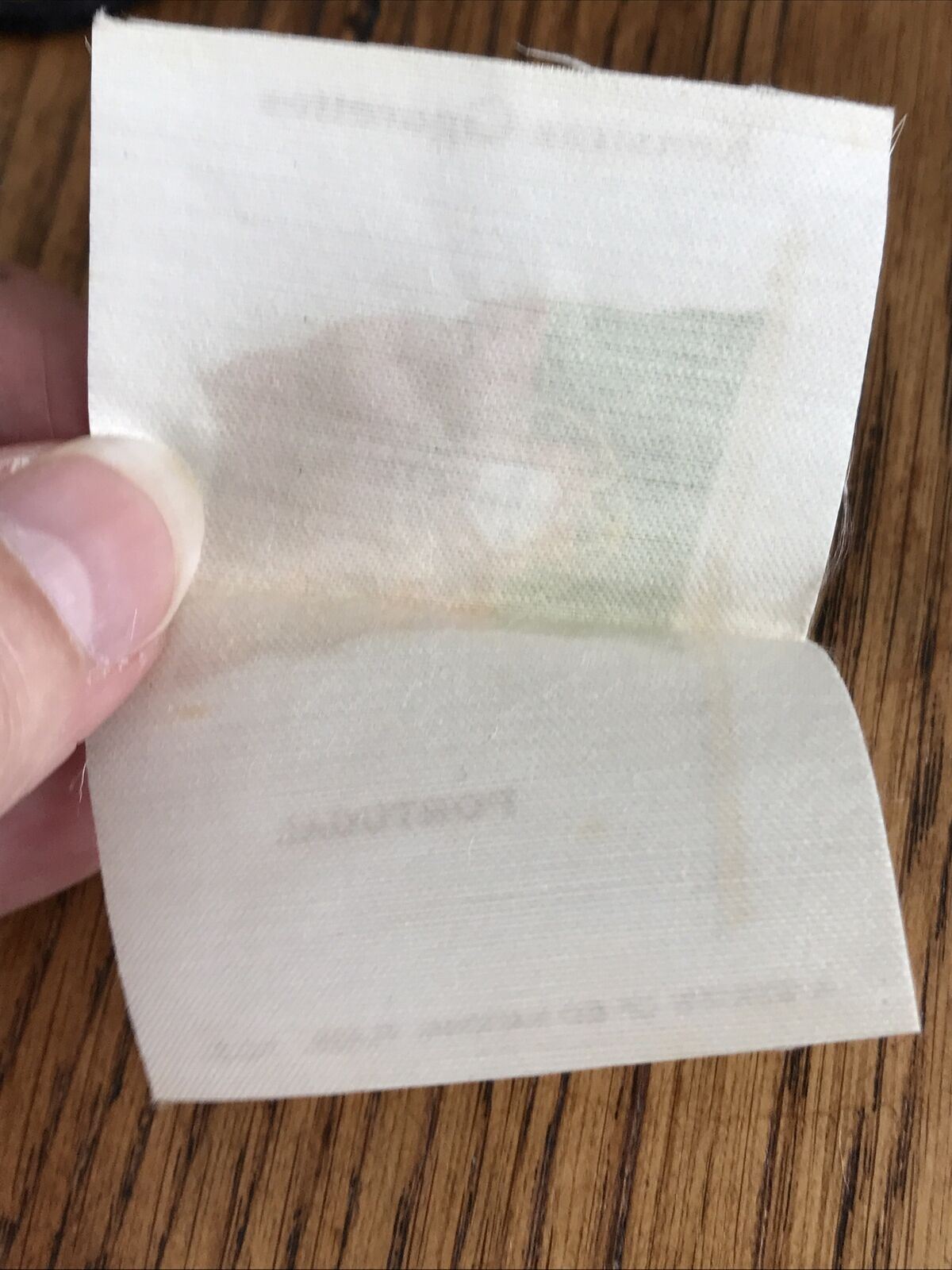 Vintage 1930s Kensitas Cigarettes Silk Card Portugal  no 51 of 60 national flags