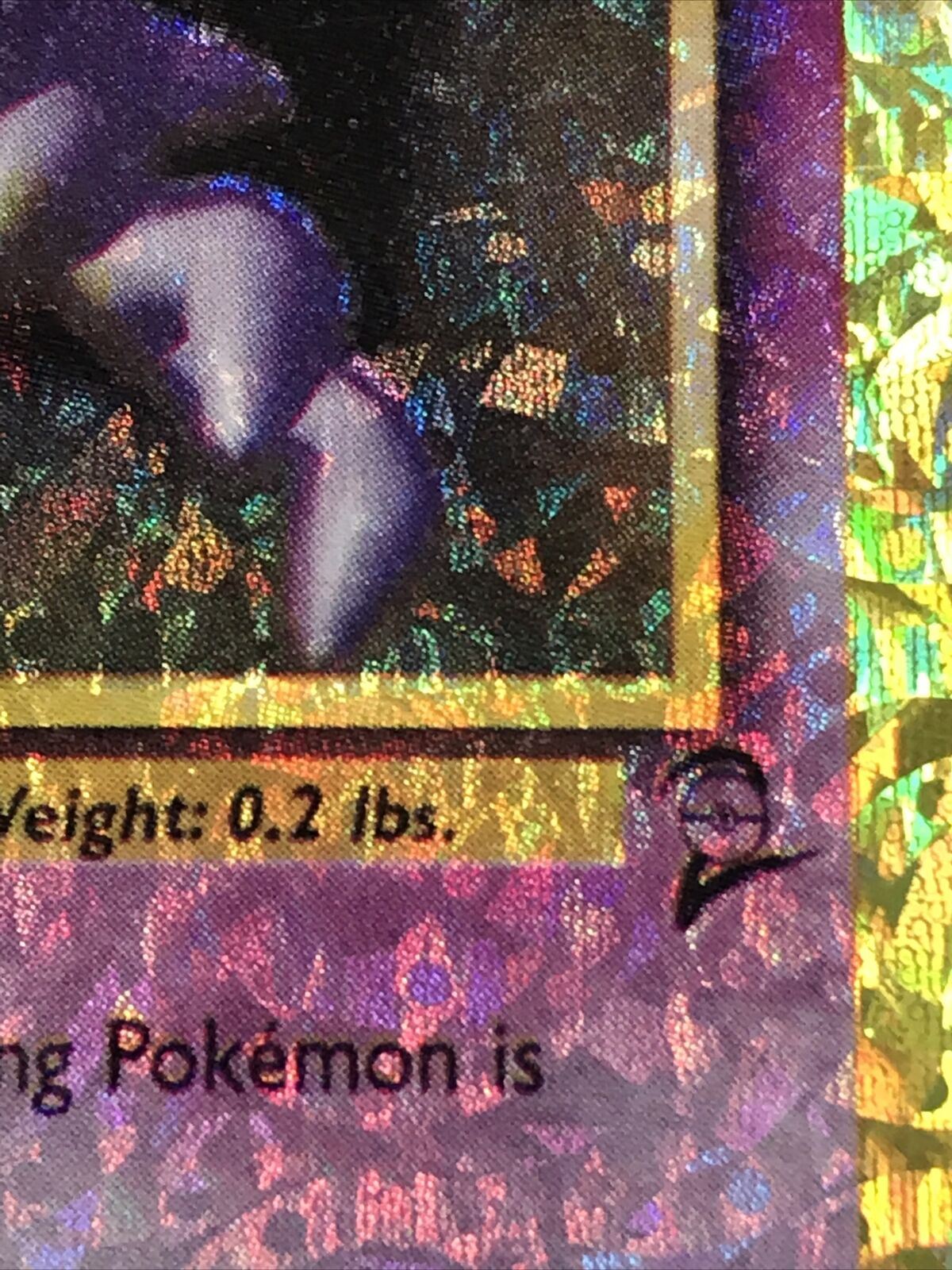 Vintage Pokemon Vending Sticker - Unused - 1999 - 43/130 Haunter - HOLO Evolve - NEAR MINT