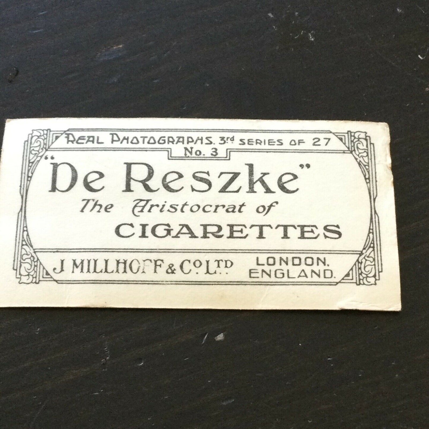 Millhoff De Reszke Cigarette Card - Series 3 No. 3 - 'Two’s Company' - Pekingese dogs in basket - cute photo