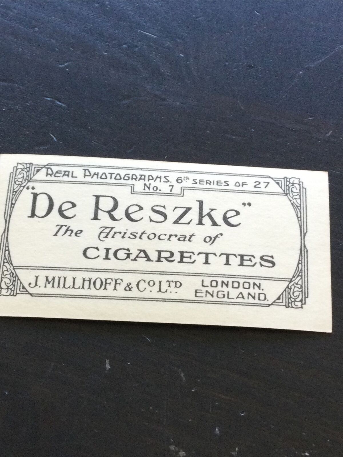 Millhoff Cigarette Card Series 6 no.7 photo 'It’s a long way to Tipperary' Parrot on chain photo.