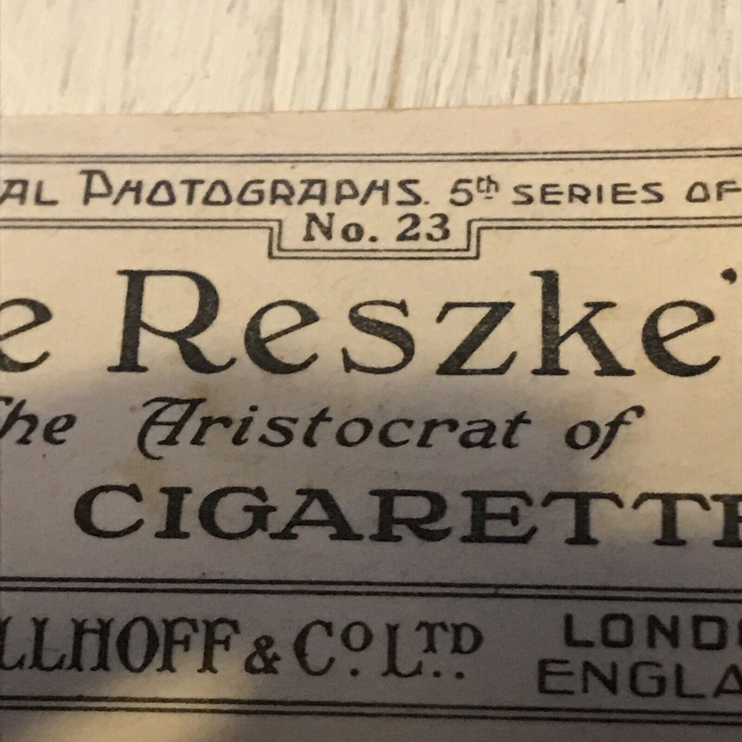 De Reszke 1930s Cigarette Card - Series 5 no.23 Baa Baa Black Sheep - Vintage Photo Sheep