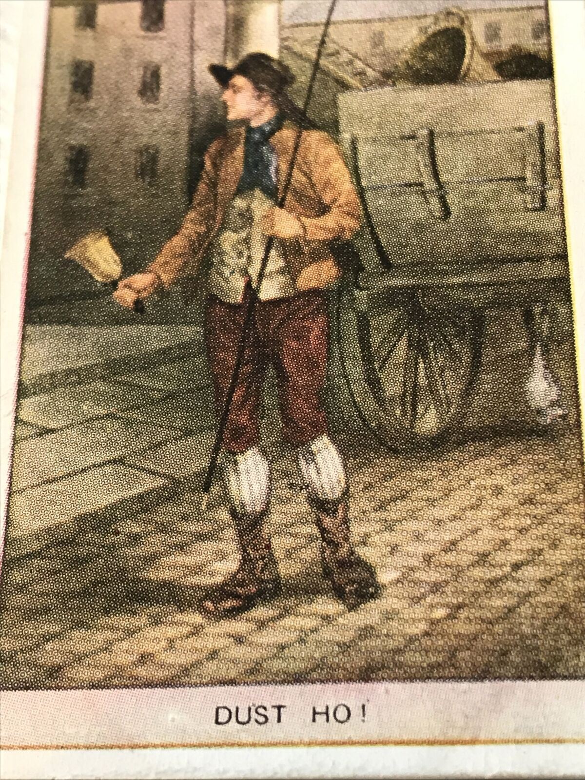 Players Cigarette Card Cries Of London Series 1 No11 Dust Ho! Dust Cart Picture