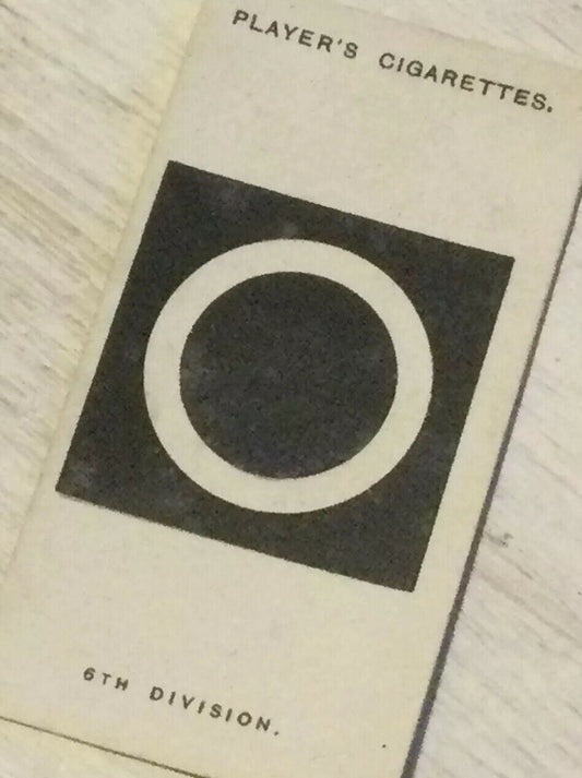 Players Cigarette Card - Army Corps & Divisional Signs 1914-1918 - No. 48 - 6th Division