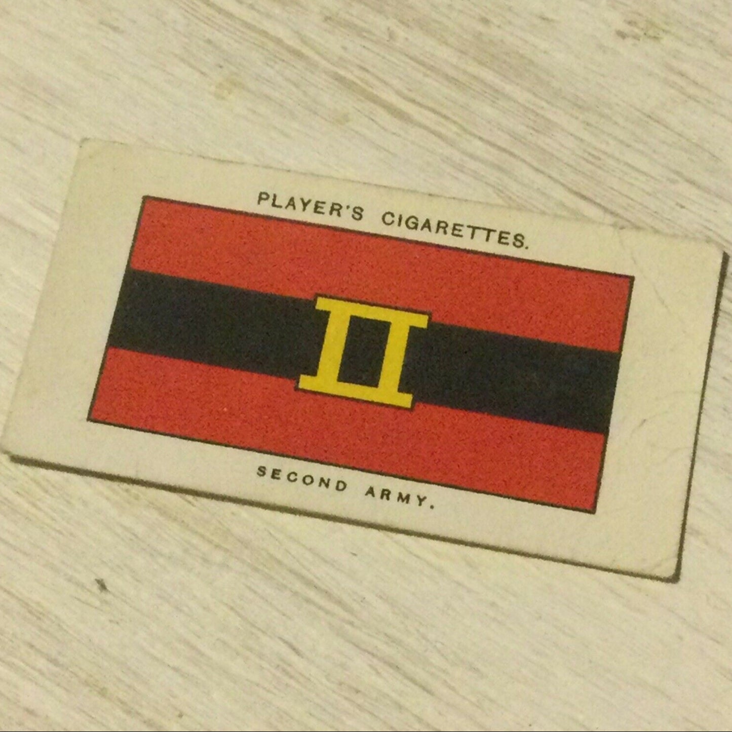 Players Cigarette Card - Army Corps & Divisional Signs 1914-1918 - No. 27 - Second Army