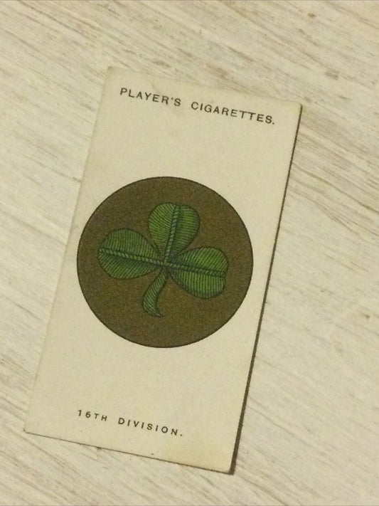 Players Cigarette Card - Army Corps & Divisional Signs 1914-1918 - No. 4 - 16th Irish Division