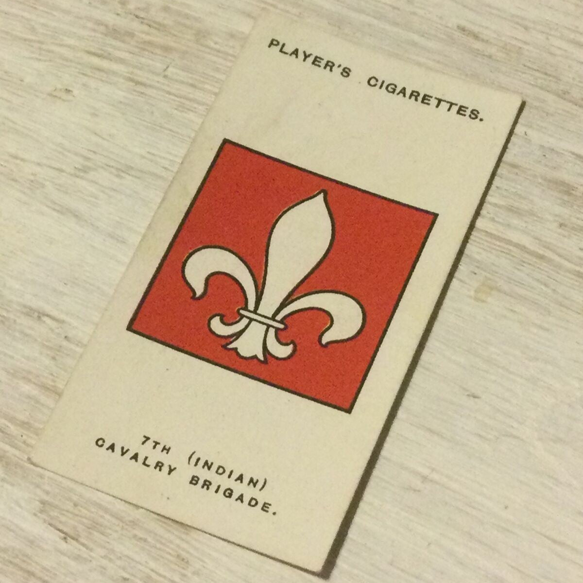 Players Cigarette Card - Army Corps & Divisional Signs - 1914-1918 - No. 107 - 7th Indian Cavalry Brigade