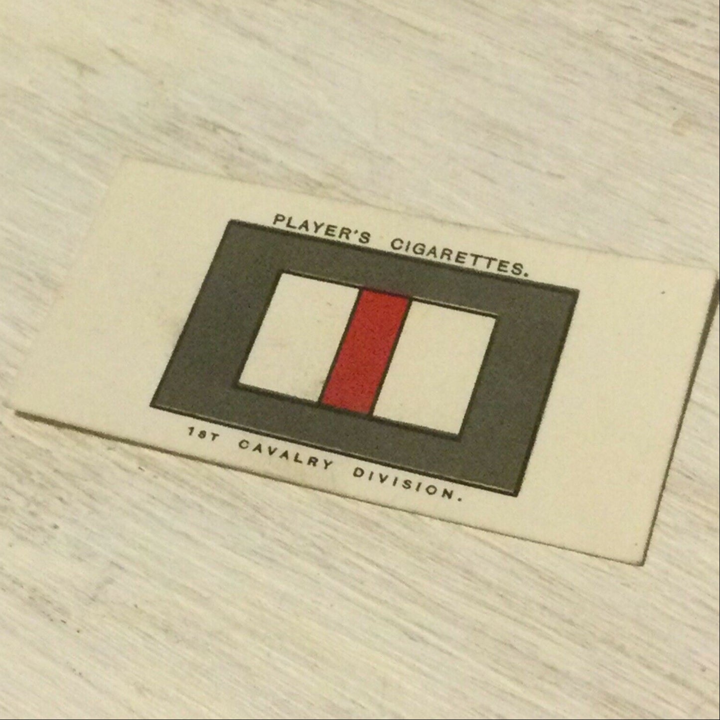 Players Cigarette Card - Army Corps & Divisional Signs 1914-1918 - No. 54 1st Cavalry Division