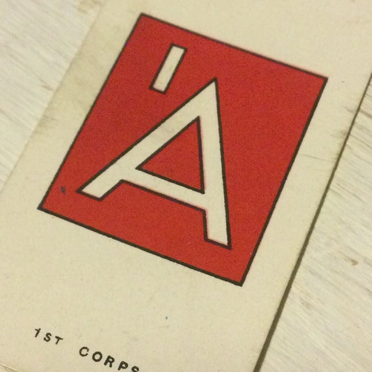 Players Cigarette Card - Army Corps & Divisional Signs - 1914-1918 - No. 92 - 1st Corps